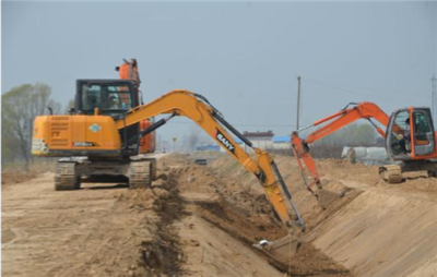 鱼台县鱼城镇农业工程项目陆续开工建设